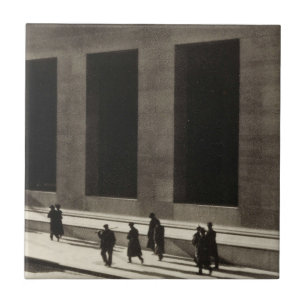 Wall Street (door Paul Strand, 1915) Keramische Te Tegeltje