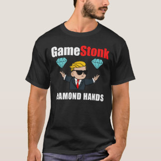 Wall Street GameStonk Stock Market Tendies Rocket T-shirt