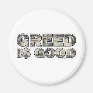 Wall Street/ Greed is goed Magneet
