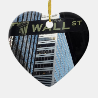 Wall Street Keramisch Ornament