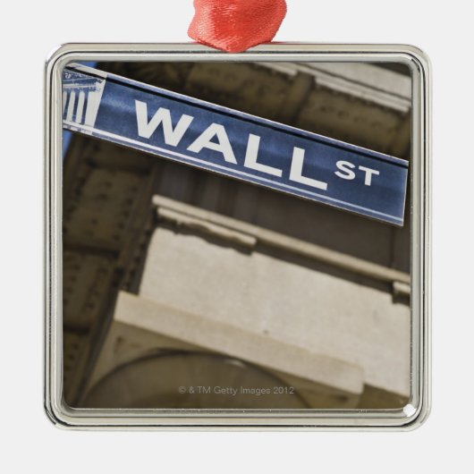 Wall Street Metalen Ornament (Voorkant)