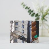 Wall Street NYC Briefkaart (Staand voorkant)