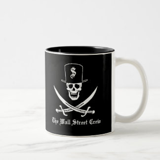 Wall Street Pirates Tweekleurige Koffiemok