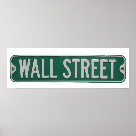 Wall Street poster (Voorkant)