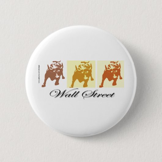 Wall Street Ronde Button 5,7 Cm (Voorkant)