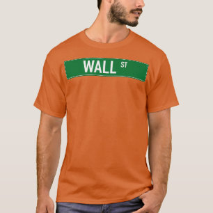Wall Street Sign T-shirt