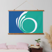 Wall Tapestry with flag of Ottawa, Canada Hangend Wandkleed (Slaapkamer)