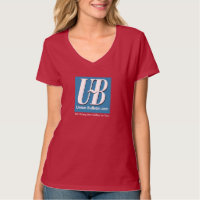 Walla Walla Union Bulletin UB Logo Vrouwen V-hals