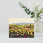 Walla Walla Valley USA Briefkaart (Staand voorkant)