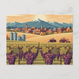 Walla Walla Washington Travel Feestdagenkaart