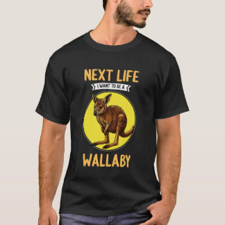 Wallabies In M'n Volgende Leven Wil ik een Wallaby T-shirt