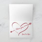 Wallaby Mine Heart Valentijnsdag Australië Kaart (Binnen)