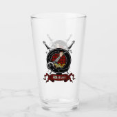 Wallace Clan Badge Pint Verre (Devant)