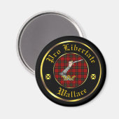 Wallace Clan & Tartan Magnet Magneet (Voorkant / Achterkant)