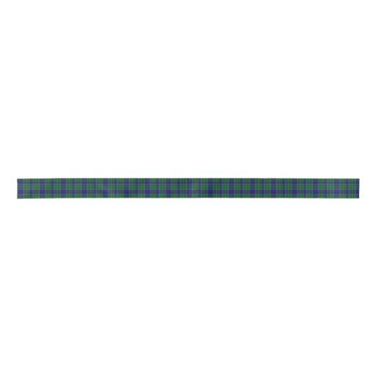 Wallace Clan Tartan Pset Ribbon Lint (Voorkant)
