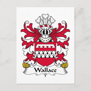 Wallace Family Crest Briefkaart