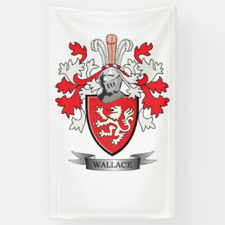 Wallace Family Crest Coat of Arms Spandoek