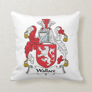 Wallace Family Crest Kussen