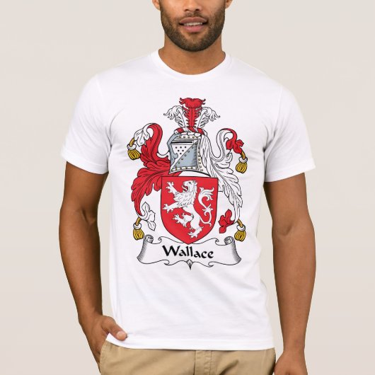Wallace Family Crest T-shirt (Voorkant)