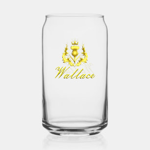 Wallace Gold Crowned Thistle Blikvorm Glas