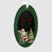 Wallace Hunting   Scottish Tartan Christmas Ornament (voorkant)