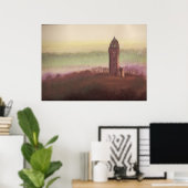 Wallace Monument, Stirling, Schotland Poster (Thuiskantoor)
