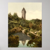 Wallace Monument, Stirling, Schotland Poster (Voorkant)