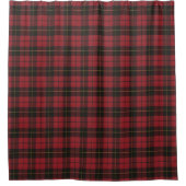 Wallace Red Original Clan Tartan Douchegordijn (Voorkant)