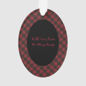 Wallace Red  Original Scottish Tartan Christmas (dos)
