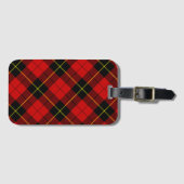 Wallace Red Tartan Bagagelabel (Voorkant (horizontaal))