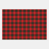 Wallace Red Tartan Inpakpapier Vel (Voorkant 3)