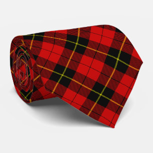 Wallace Red Tartan Stropdas