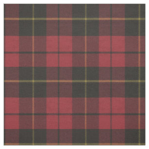 Wallace Red Weathered Original Scottish Tartan Stof