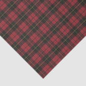 Wallace Red Weathered Original Scottish Tartan Tissuepapier (Detail)