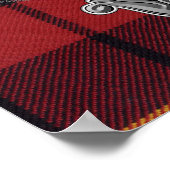Wallace Tartan & Badge Poster (Hoek)