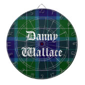 Wallace Tartan Plaid Cible de flechettes personnal (Devant)