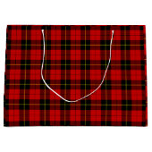 Wallace tartan red black plaid large cadeautasje (Voorkant)