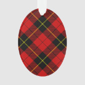Wallace tartan rouge noir plaid (devant)