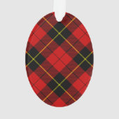 Wallace tartan rouge noir plaid (dos)