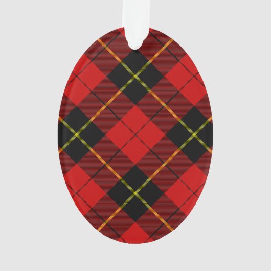 Wallace tartan rouge noir plaid (dos)