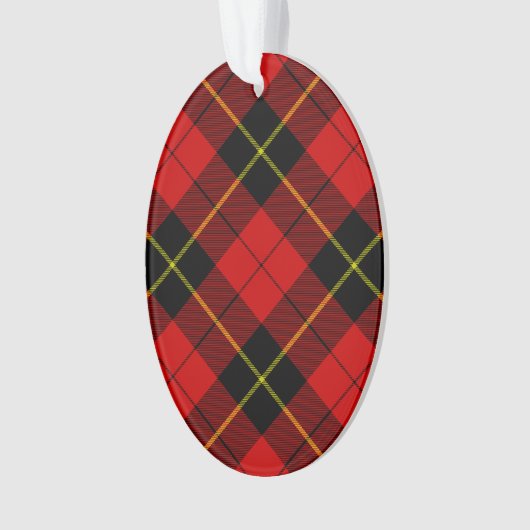 Wallace tartan rouge noir plaid (devant)