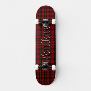 Wallace Tartan Schotse Clan Plaid Skateboard