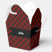 Wallace Tartan Scottish Clan Pset Pattern Bedankdoosjes (Geopend)