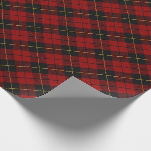 Wallace Tartan Scottish Clan Pset Pattern Cadeaupapier (Hoek)