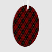 Wallace Tartan Scottish Clan Pset Pattern Ornament (voorkant)
