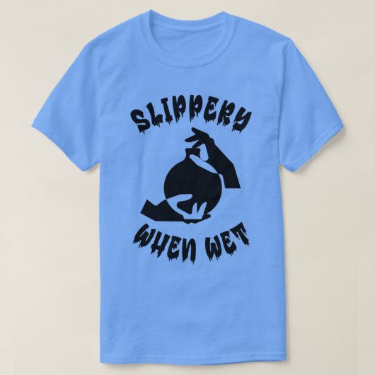 WallaceR2 Slippery bij natte klei 2B T-shirt (Design voorkant)