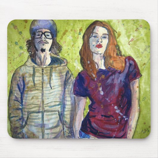 Wallbloemen Muismat (Voorkant)