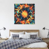 Wallburst stretched canvas Print (Insitu (Slaapkamer))