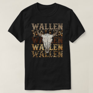 Wallen Western Cow Skull T-shirt