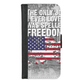 Wallet Case – Freedom Job iPhone 5 Portefeuille Hoesjes